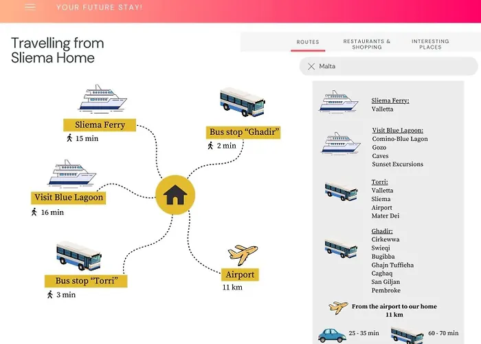 아파트 Xl Seafront In 슬리에마